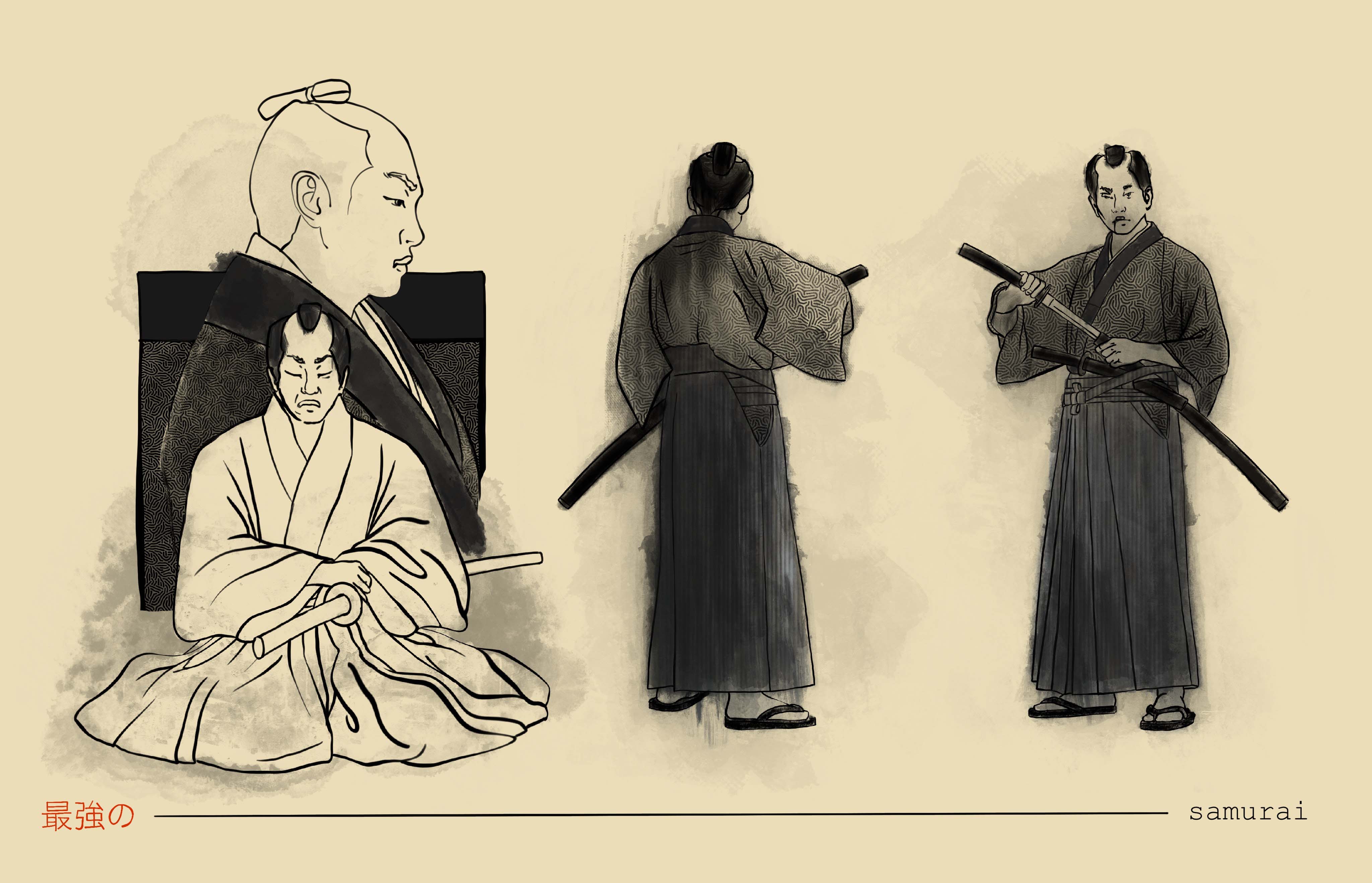 Samurai character studies